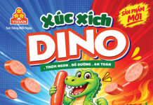VISSAN ra mắt xúc xích Dino 85g với hai hương vị, mở rộng lựa chọn cho người tiêu dùng trẻ